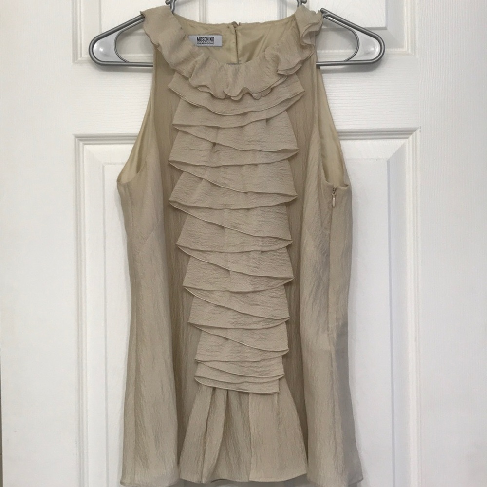 Moschino Cheap and Chic ruffle blouse